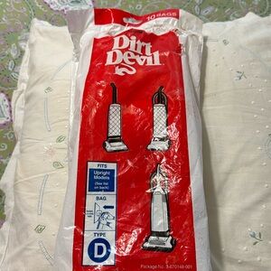 7 Dirt devil vacuum  bags, Type D